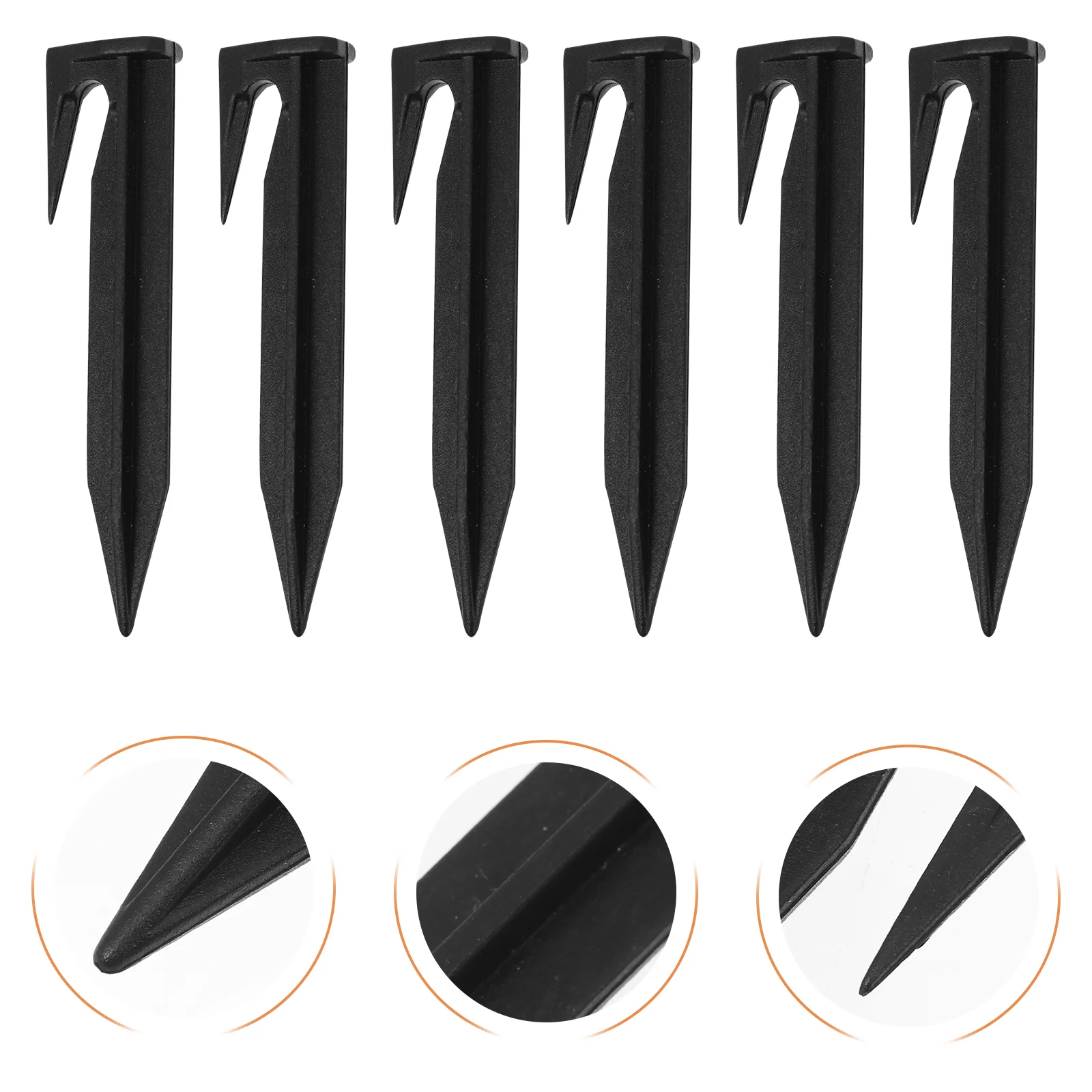 

50Pcs Tent Stakes Garden Stakes Landscape Pin Outdoor Camping Supplies