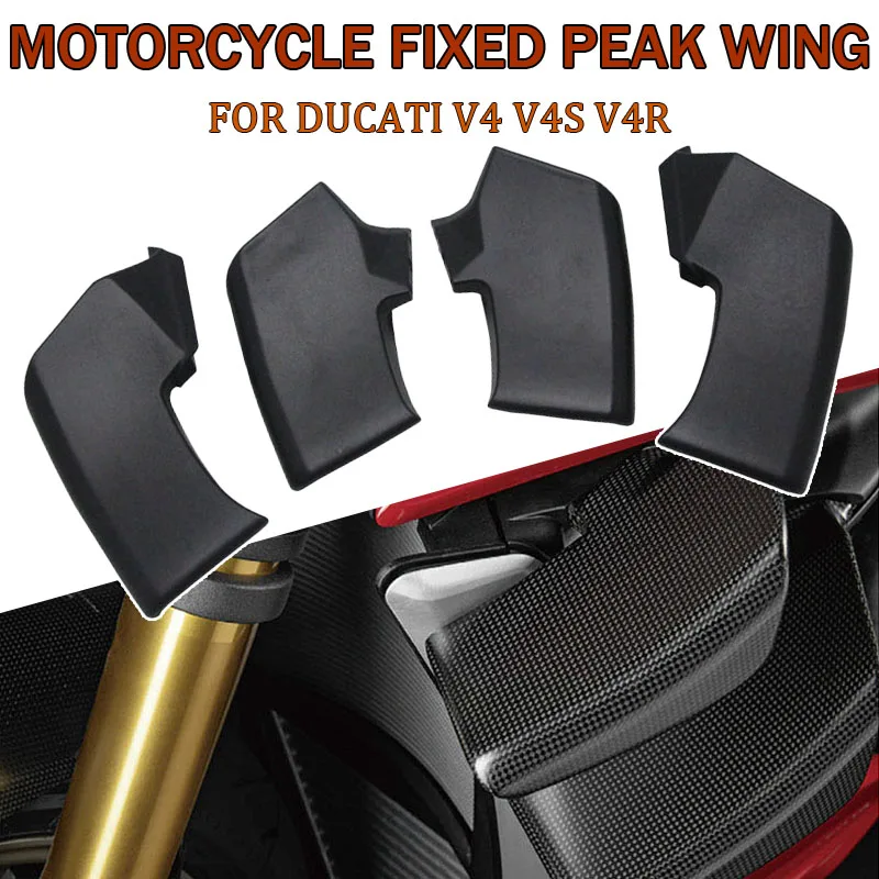 

For Ducati Streetfighter V4 V4S V4R Aerodynamic Wing Spoiler Motorcycle Fairing Cover Motorcycle Deflector