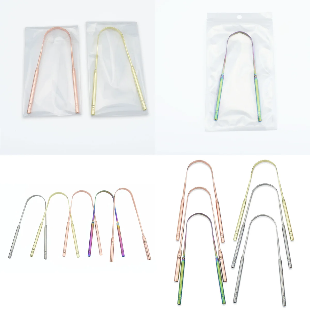 1 шт. скребок для языка из нержавеющей стали