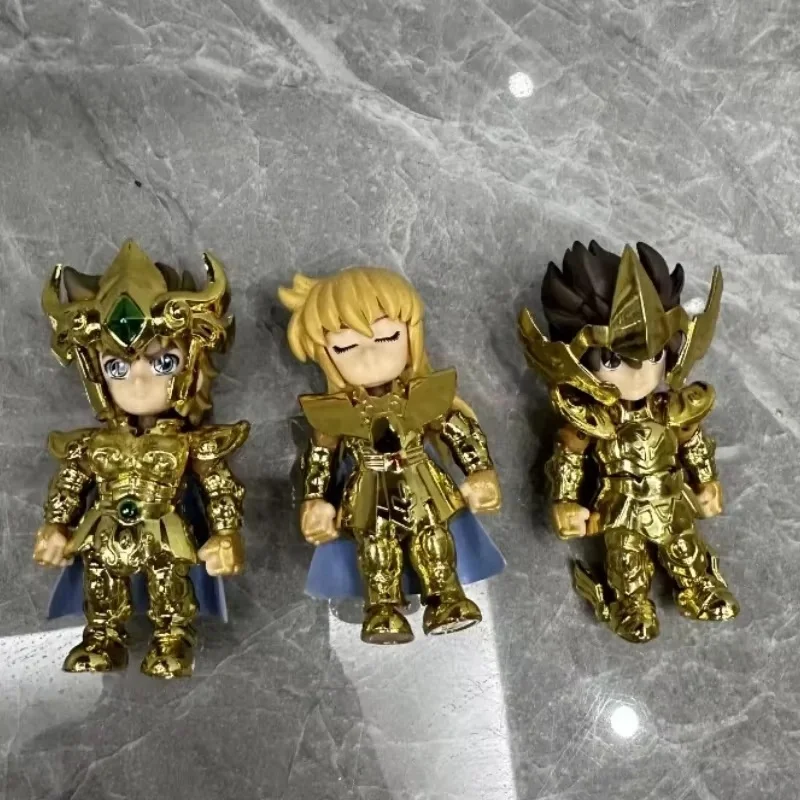 Фото Новое поступление, версия игрушки Saint Seiya, мультяшная фигурка, Лев, Стрелец, Дева, суставы, подвижная модель, украшение, рождественские подарки №4