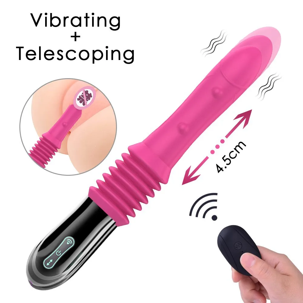 

New Products For Women With Automatic Thrust Telescopic Masturbator Cannon Vibration Stimulation Massage Stick Sex Toys
