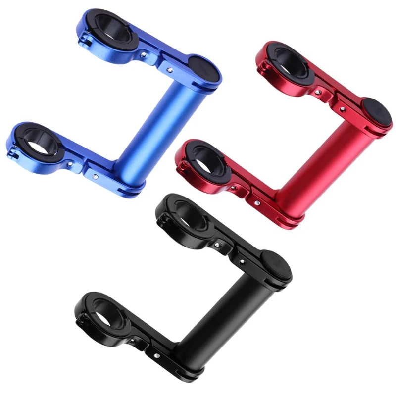 10CM Bicycle Light Holder Handlebar Extender Clamp 31.8MM Cycling Bike Frame MTB Double Extension Mount Holder Cycling parts