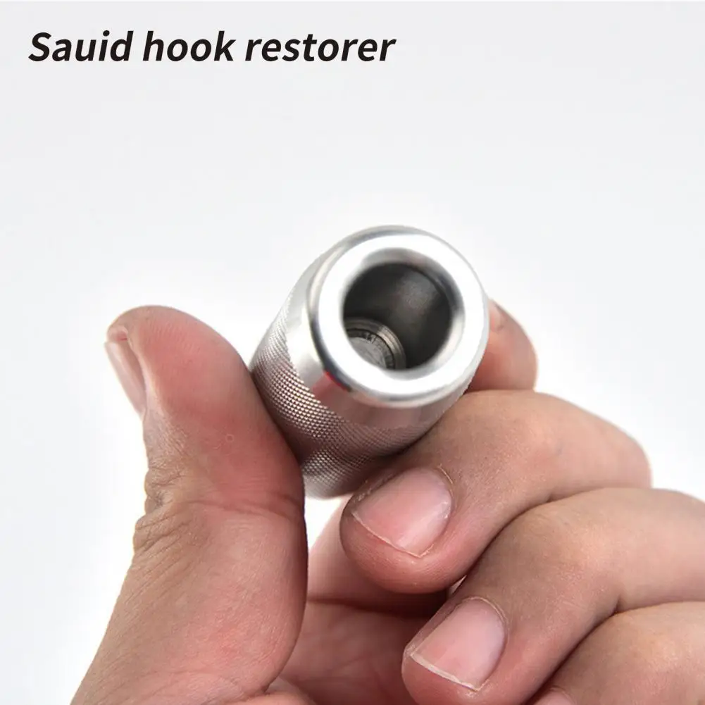 

Unique Anti Corrosion Squid Hook Orthosis Needle Anti-deformation Squid Hook Corrector Both Sides Available for Fishing