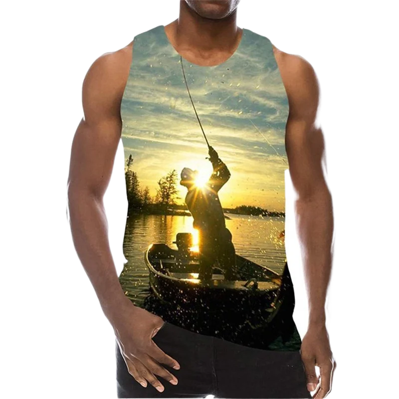 Рисунок 5 - Жилет мужской с объемным рисунком рыбы