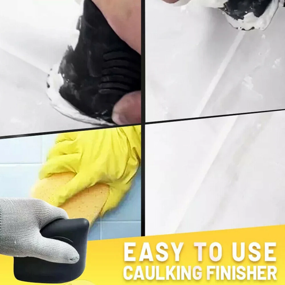 

2Pcs Caulking Finisher Grout Scraper Hand Caulk Tool Sealant Finishing Tile Grout Remover Ceramic Tile Joint Filling Tool