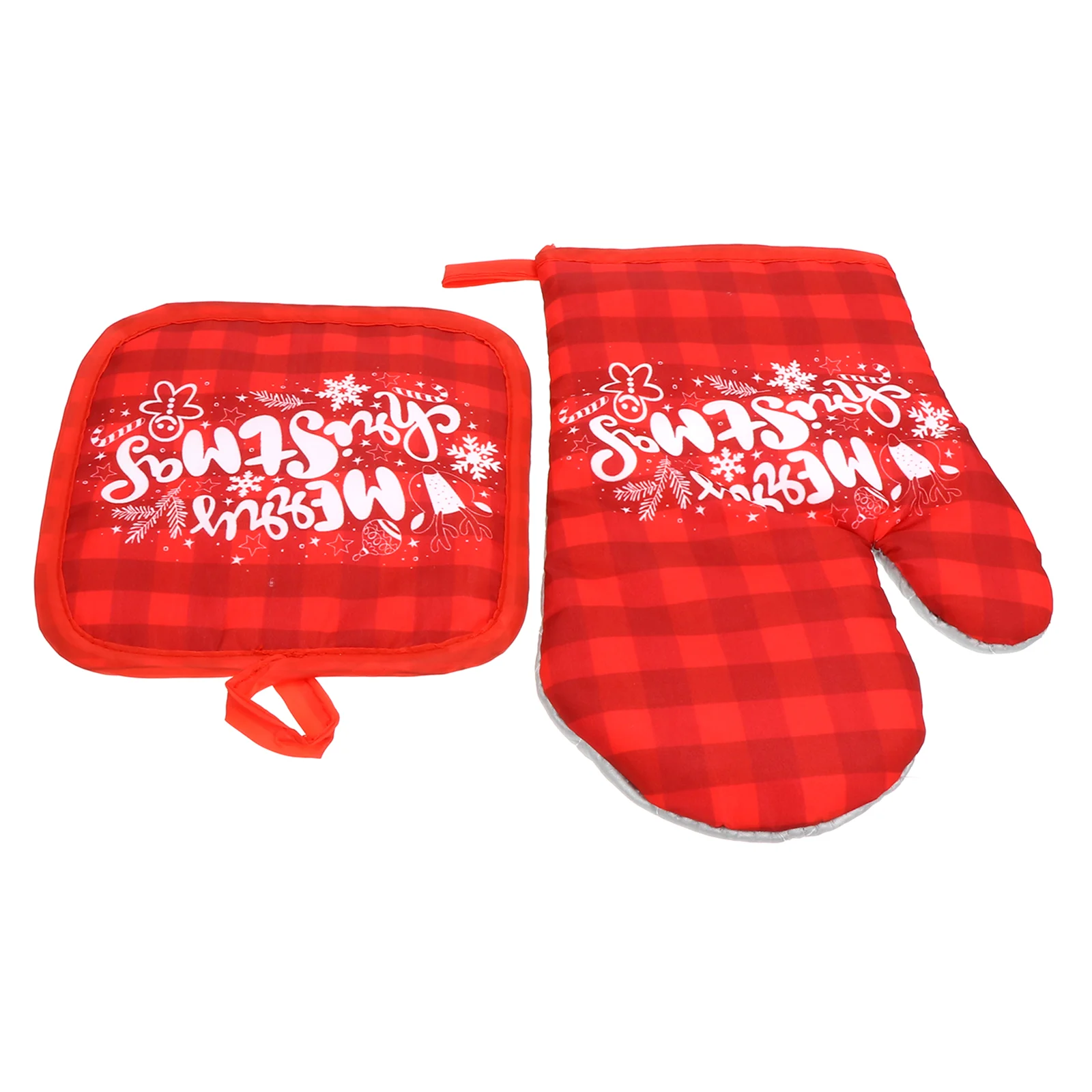 

Oven Gloves Holiday Potholders Supplies Hot Kitchen Resistant Kitchensprinted Mitts Microwave Housewarming Gift Trivet Pad