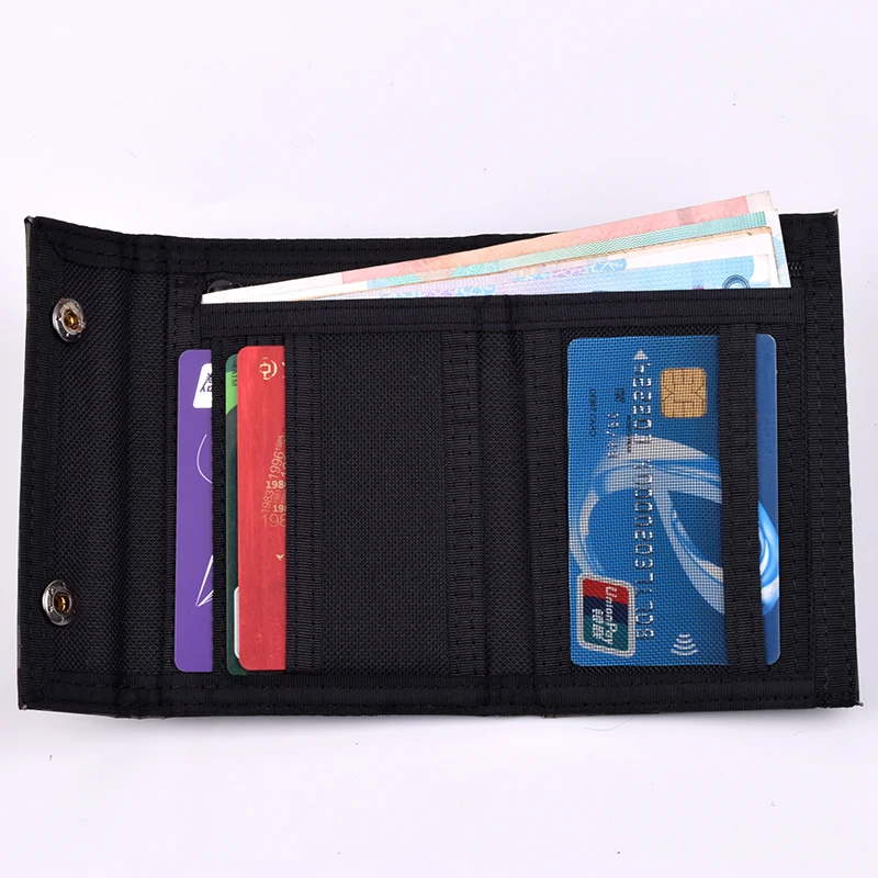 Мужской Тактический Камуфляжный кошелек для мальчиков короткий тройного