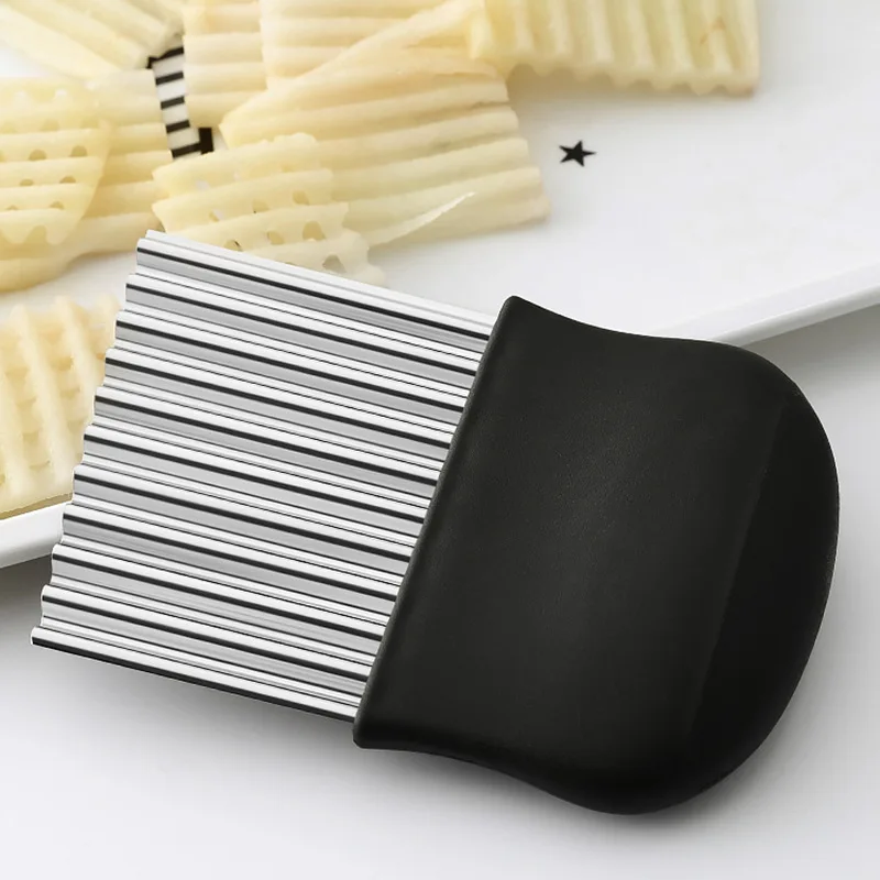 Household Stainless Steel Potato Slicer Kitchen Slicing Cutting Chips Tool |
