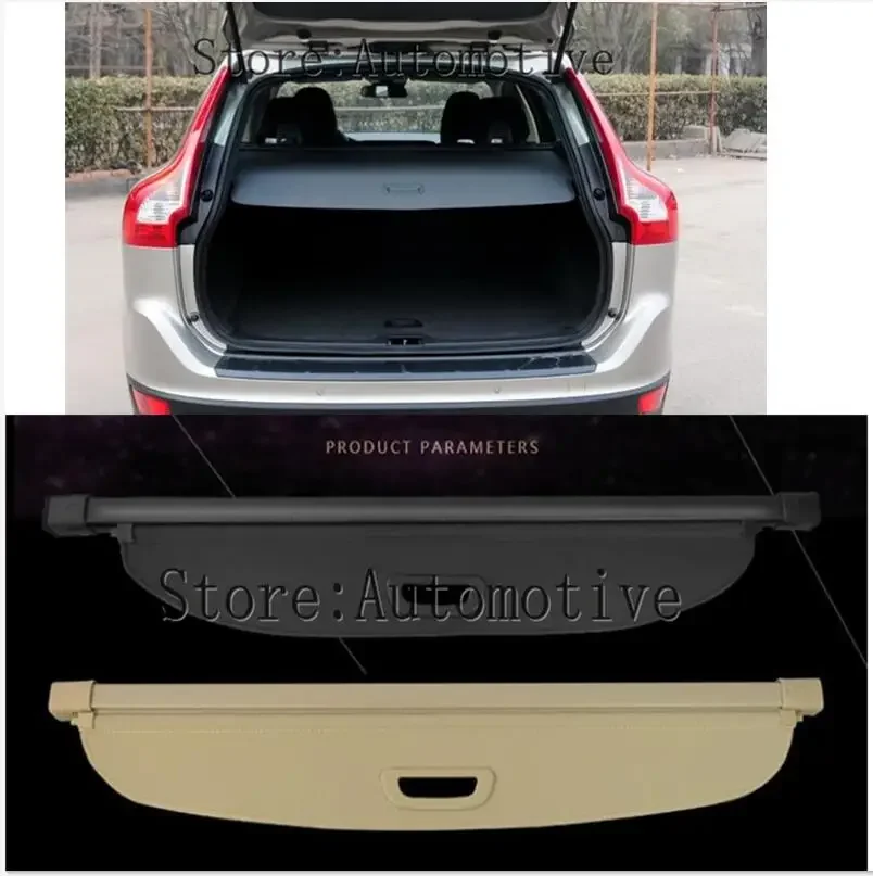 Фото Задняя крышка багажника автомобиля 2006-2016 для Volvo XC60, черный, бежевый, защитный козырек, автомобильные аксессуары №1