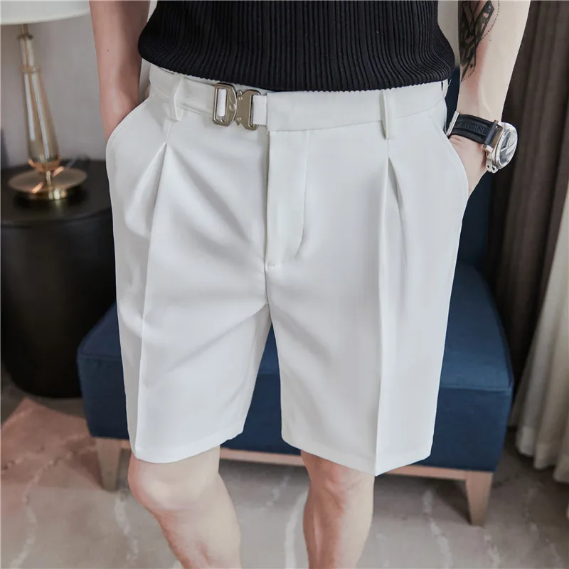 2022 Brand Clothing Men's Summer Leisure Business Suit Shorts/Male High Quality Loose Fashion Casual Shorts S-3XL