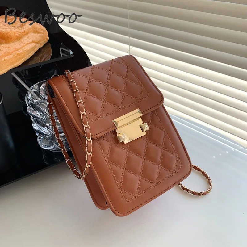 

Женская сумка в Корейском стиле, летняя Женская дорожная сумка через плечо с цепочкой, квадратная модная женская сумка на плечо, 2022