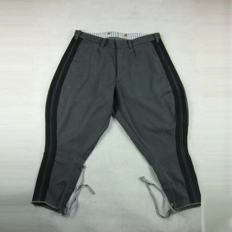 YUSONG self-made Grey breeches, TR fabric, color matching overalls, warmth, thickening, cycling ,  trendy couples 9-point pants