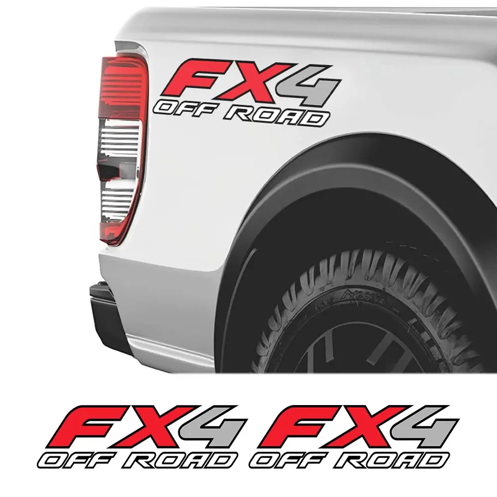 

2 шт. FX4 внедорожная автомобильная наклейка для Ford Ranger Raptor F150 Mitsubishi L200 Isuzu Dma Nissan NAVARA Toyota Hilux аксессуары для пикапа