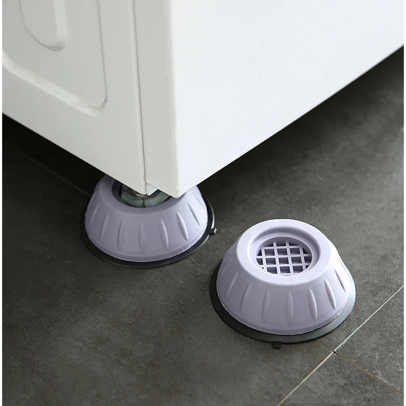 4Pcs/lot Anti Vibration Feet Pads Rubber Legs Slipstop Silent Skid Raiser Mat Washing Machine Support Dampers Stand Furniture