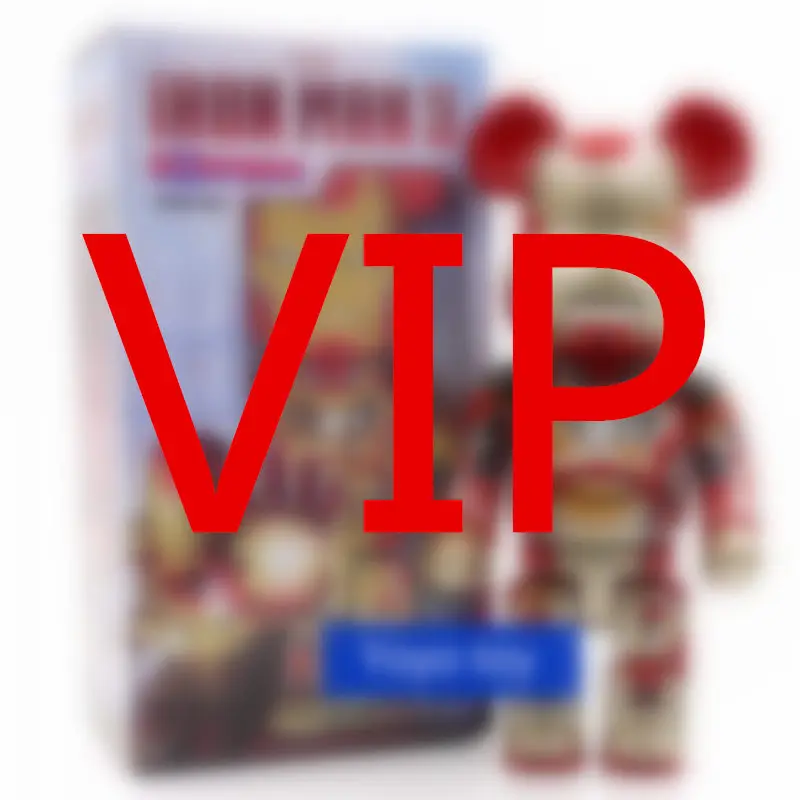 

[Новинка] оригинальная коробка 28 см 400% Железный герой медведь художественная фигурка кукла из ПВХ Коллекционная модель украшение для комна...