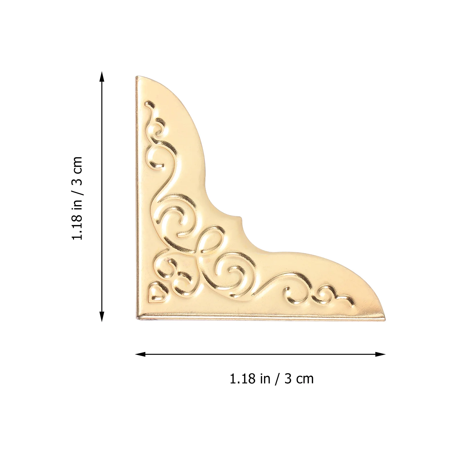 20 шт. книжные чехлы металлическая угловая папка защитная крышка железная защита