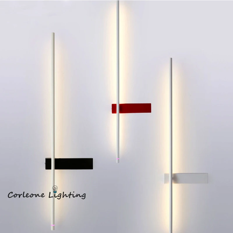 

Nordic Minimalism Wall Lamps Modern Designer Linear Wall Lights for Home Bedroom Sconce Lamp LED Wall Decorations Light Fixtures