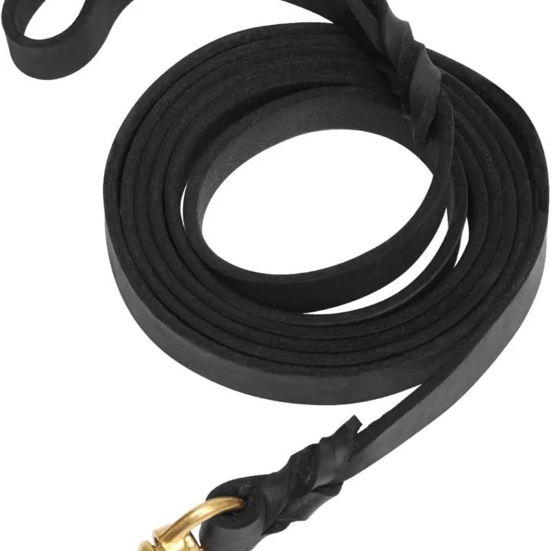 Поводок для собак из натуральной кожи длинные поводки плетеные прогулок с