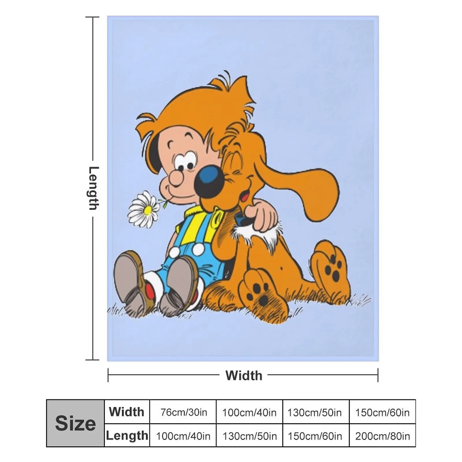 Одеяло Billy and Buddy &amp Boule et Bill Одеяла для кемпинга Диваны и декоративные одеяла