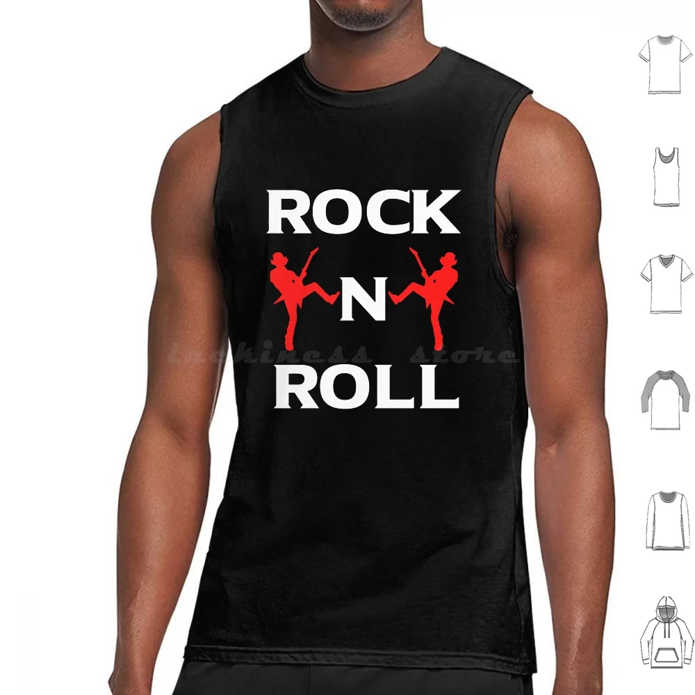 

Rock N Roll-Music Tank Tops Vest Sleeveless N Roll N Roll Music Rocker Band N Roll Music Guitar Musician Hard Fans Idea Metal