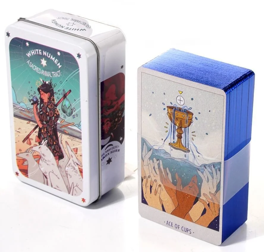 Сенсорный Таро штамповка высококлассная железная коробка продукты для покера Noow