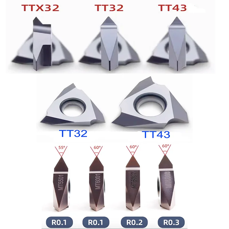 5 шт. TTX32R 43R 6001 5501 VN15 вставки для резьбы с вертикальным креплением токарный станок