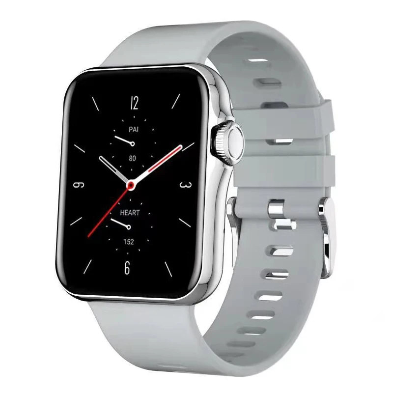 

D06 Smartwatch Bluetooth Call 1.6Inch Full Press Waterproof Outdoor Sports Multi-Function Smartwatch Silver-Gray