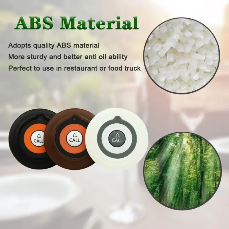 5-кнопочный зуммер QWICALL 433 92 МГц передатчик беспроводная система вызова гостей для