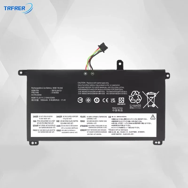 01AV493 аккумулятор для ноутбука Lenovo ThinkPad t570 T580 P51s p52s серии sb10l84121 00ur890 00ur891 00ur892 15 2v 32wh