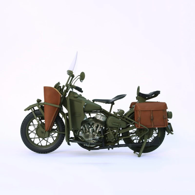 

ZY8038 1/6 Scale Soldier Figure Mini Scence Accessories WWII US Military Motorcycle Bag Set for 12 inches Action Figure Model