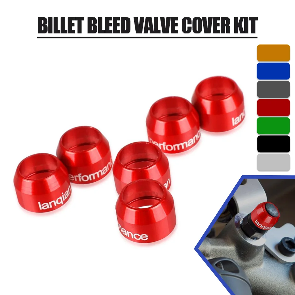 

Motorcycle Universal Billet Bleed Valve Cover Kit For DUCATI SUPERBIKE 999 848 EVO CORSE 899 959 Panigale 955 PANIGALE V2 Parts