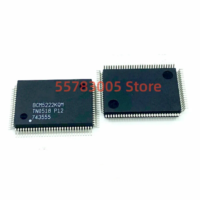 

Сетевой контроллер BCM5222KQM QFP100 и чип процессора IC, 2-10 шт.