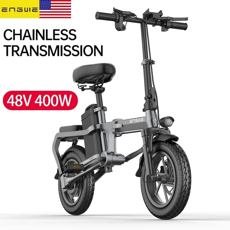 

ENGWE Electric Bicycle 140KM Long Distance 48V 400W LG Battery 35KM/H Brushless Foldable Ebike Power Assisted And Manned E Bike