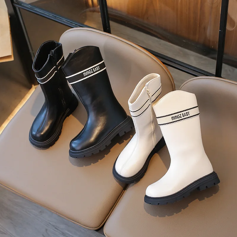 Длинные Модные Ботинки Для Девочек