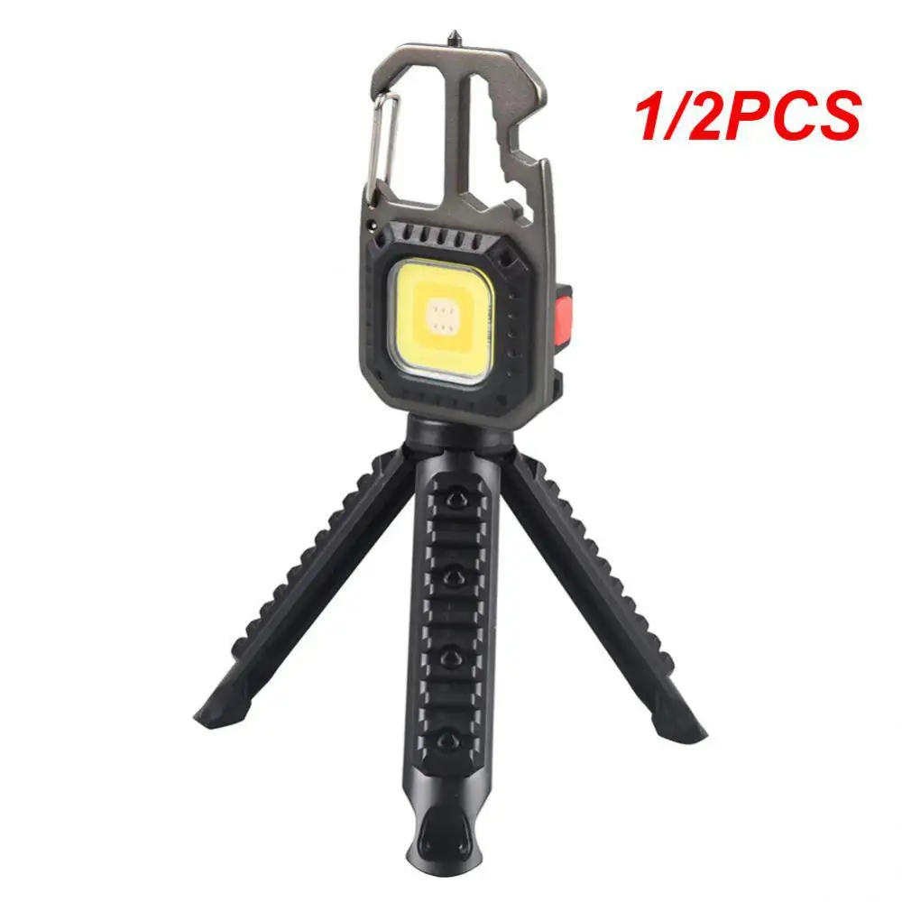 

1/2PCS Camping Light Tripod For Mini LED Light Pocket Keychain Flashlight Light Stand Emergency Outdoor Supplies