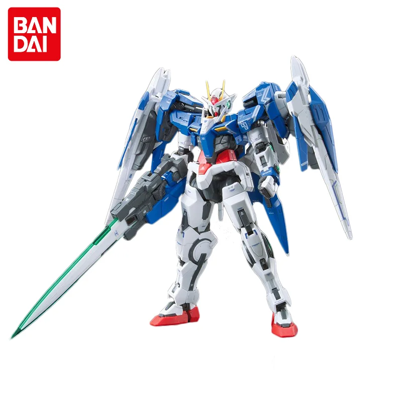 

Original Bandai Gundam Anime Figure RG 18 1/144 OO RAISER 00R GUNDAM Assembly Model Anime Action Figures Toys for Children 14cm