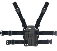 tege owb holster quick release tactical pistol holster right hand extended thigh hard drop gun case for sig sauer p226