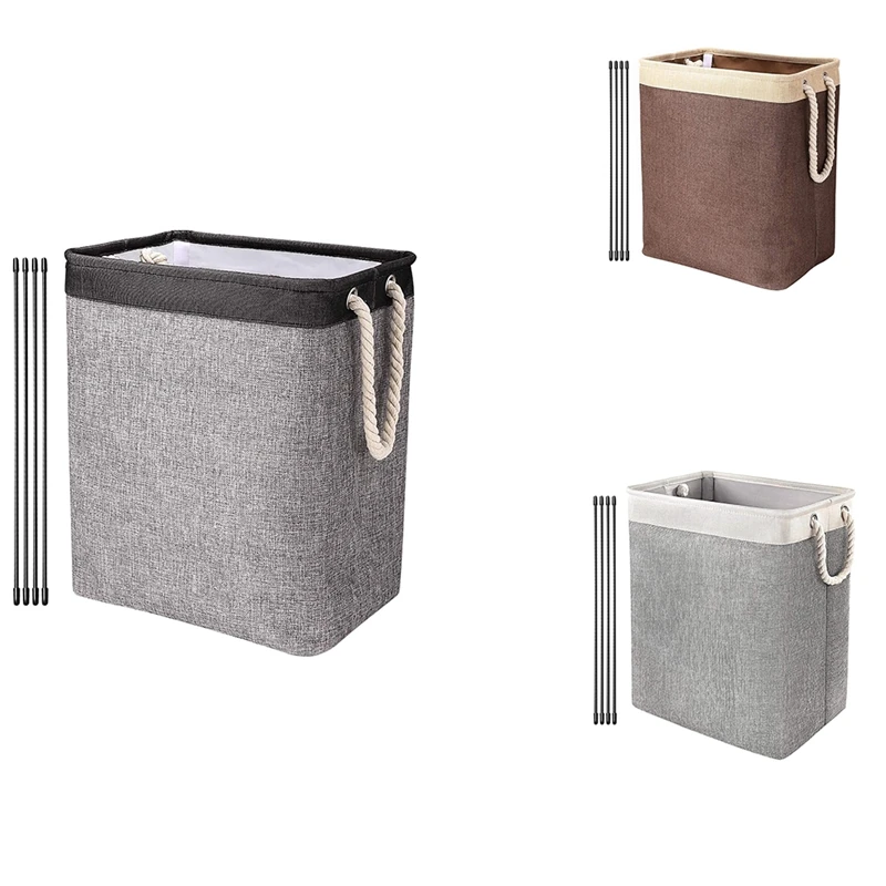 

Корзина для белья с ручками, складная уличная корзина для хранения, большая корзина для белья