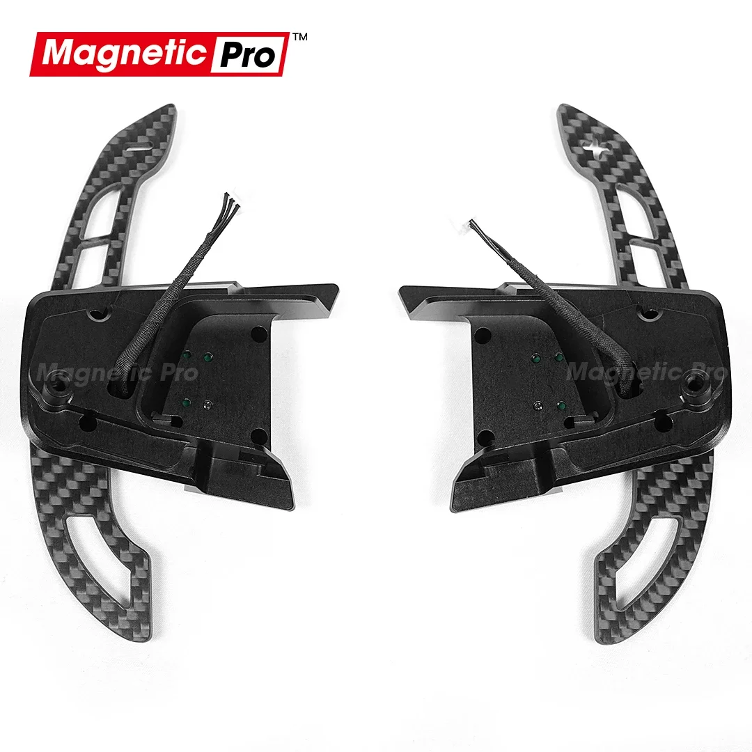 100% настоящие магнитные переключатели из углеродного волокна для Volkswagen VW Golf MK7 MK7.5