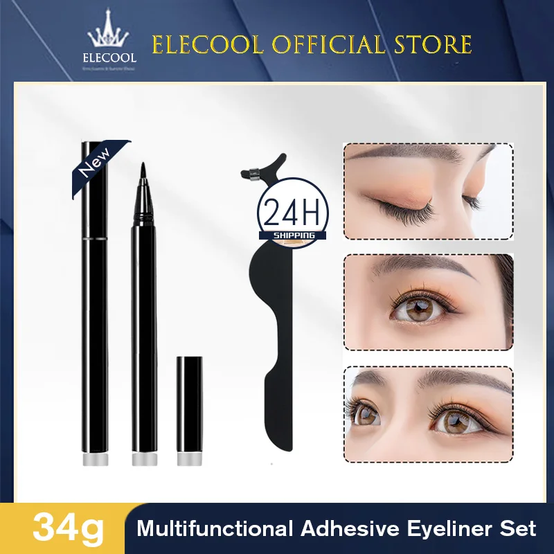 

Fashion Magnetic False Eyelashes Waterproof Magnetic Eyeliner Pen Tweezers Portable Set Reusable Natural Eyelashes Makeup Set