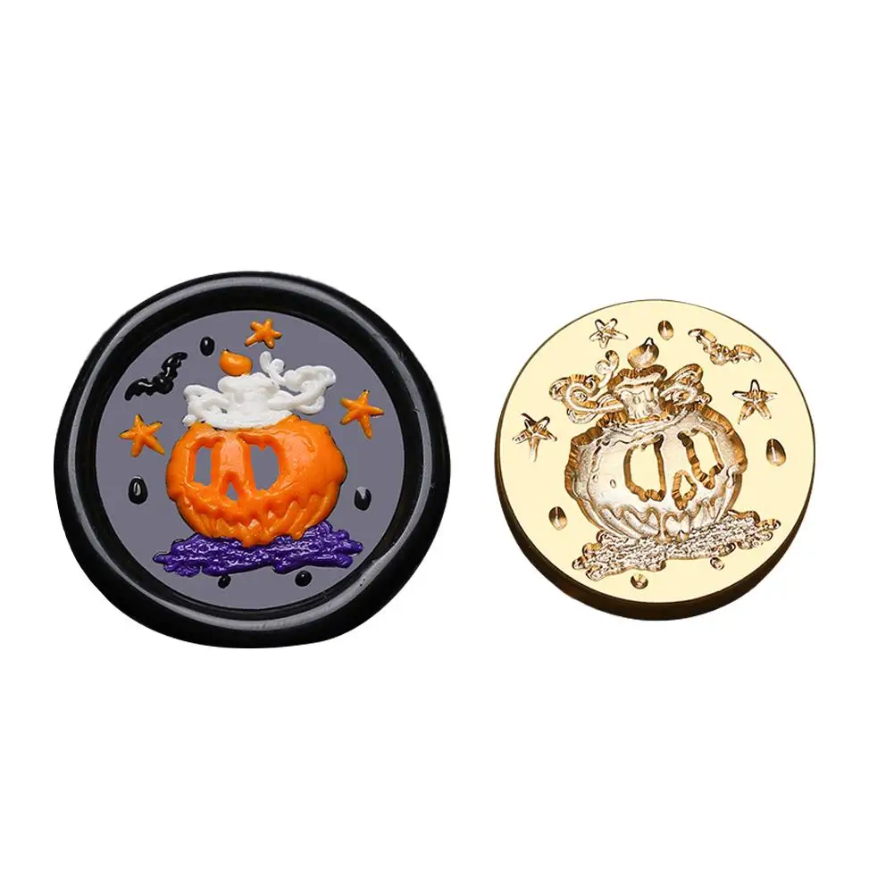 Хэллоуин серии сургучная печать тыквенный фонарь призрак ведьма конверт