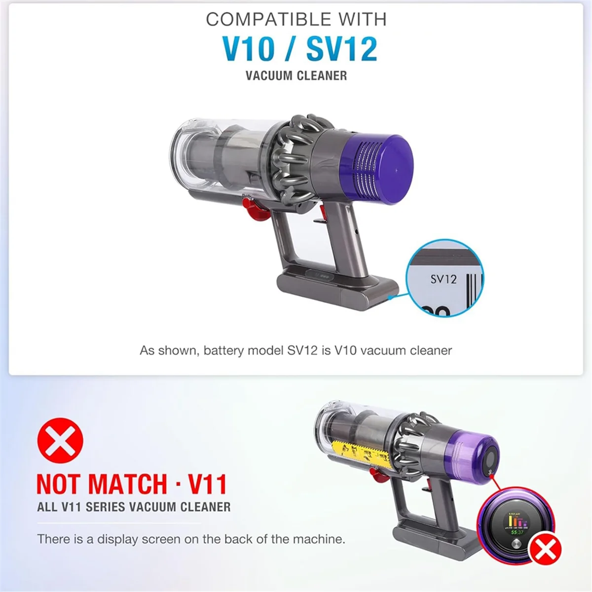 Замена корпуса основного для пылесоса Dyson V10 SV12 корпус