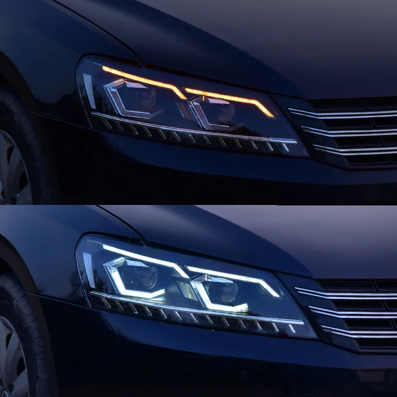 Передняя фара в сборе для Volkswagen Passat B7 USA 2011-2015 задняя звезда