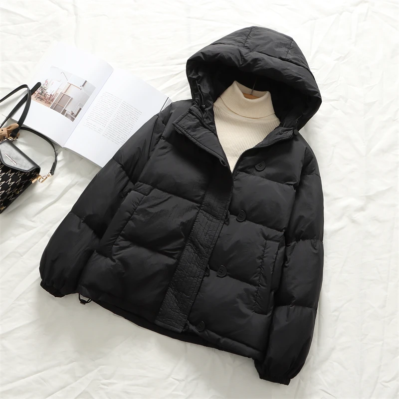 For Women 2022 Warm Loose Thicken Female Coats Ladies Overcoat Puffy Parks Women's Winter Down Coat Puffer Jackets Padded Parkas