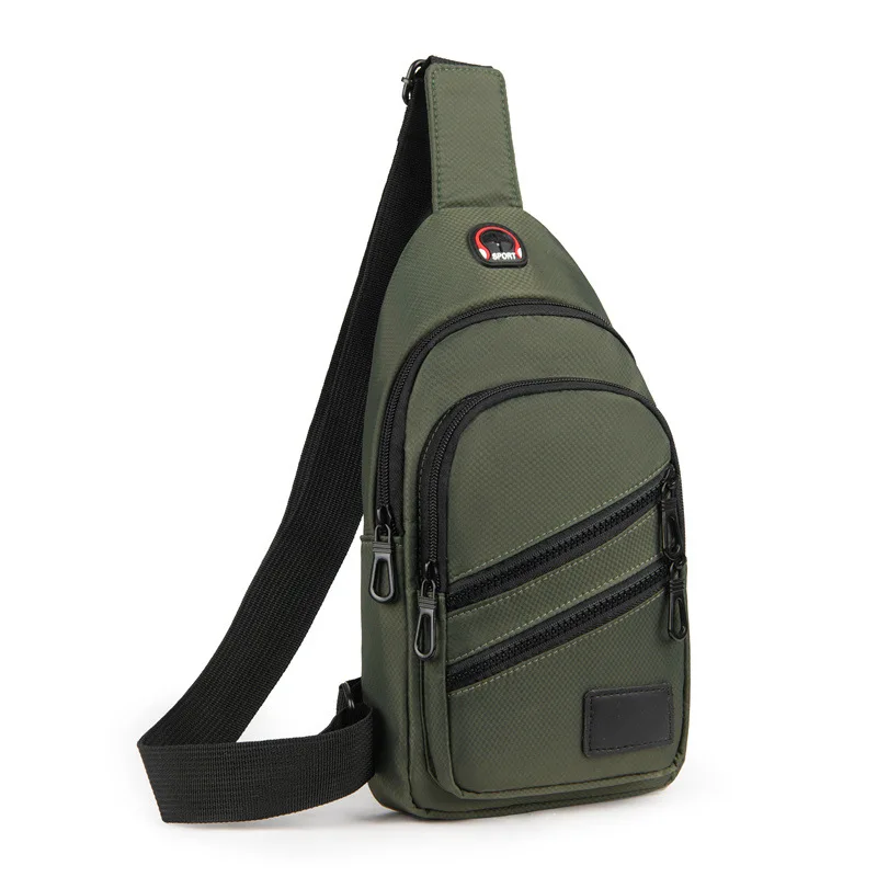 2022 Summer Oxford Riding Sports Men chest bag Outdoor Wearable Man Shoulder bag Solid Casual Man belt pouch New sacoche homme