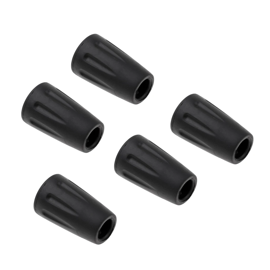 

5 шт., колпачки для трекинговых палочек для активного отдыха, походов и альпинизма