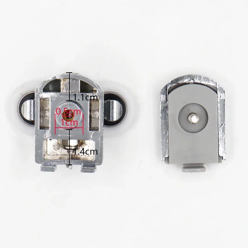 Двухколесная раздвижная дверь для душа подшипник колеса из цинкового сплава