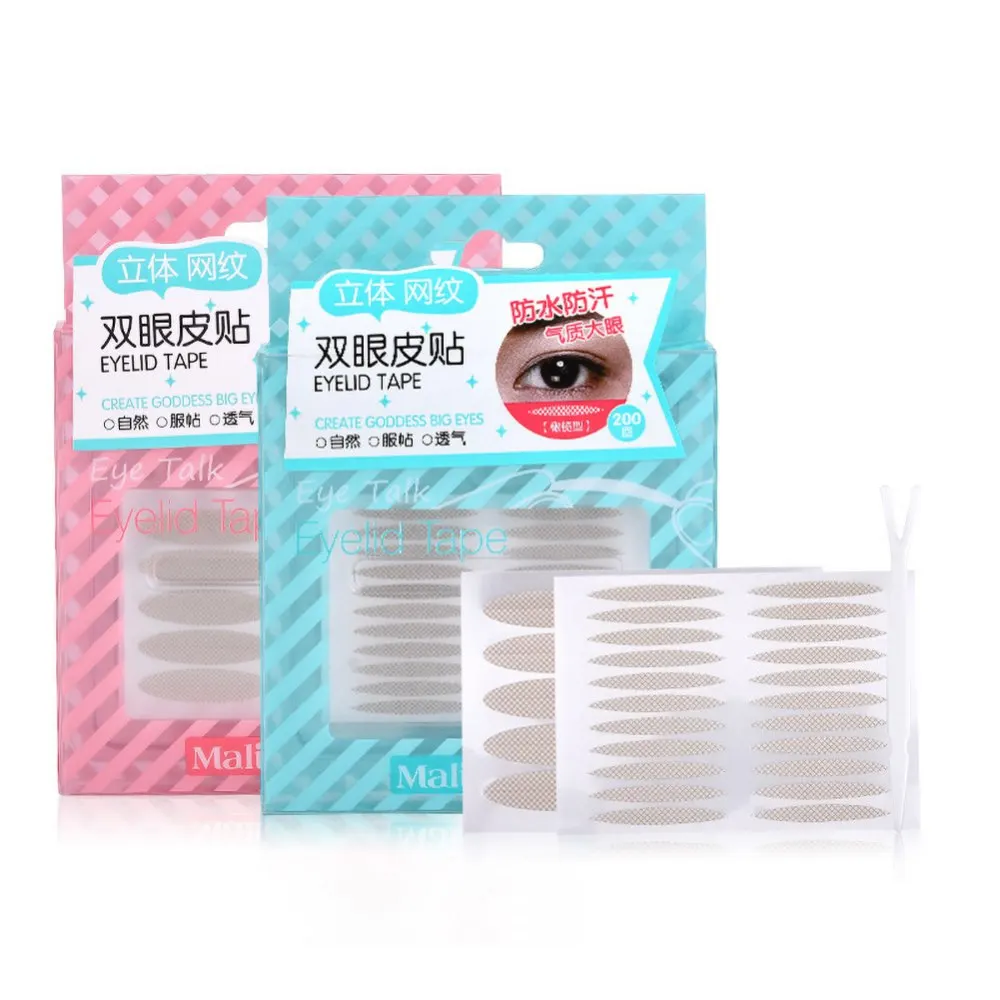

Eyelid Tape 200 PCS Eyelid Lift Strip Natural Eyelid Stickers Perfect Self-Adhesive Eye Tools for Uneven Mono-Eyelids