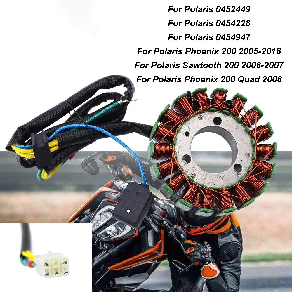 Статорная катушка для Polaris 0452449 Phoenix 200 2005-2018, Phoenix 200 Quad 2008, Sawtooth 200 2006-2007 (art.: 3920dba00e3d4) - 3920dba00e3d4