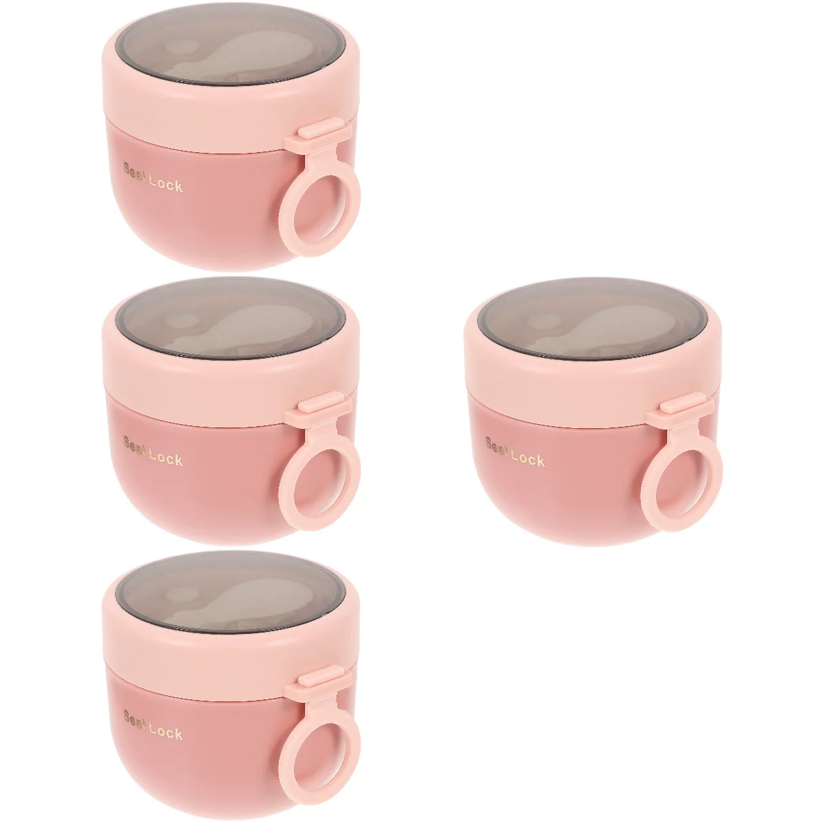 

4 Sets Soup Camping Breakfast Container Portable Breakfast Cup Soup Container for Soup Breakfast